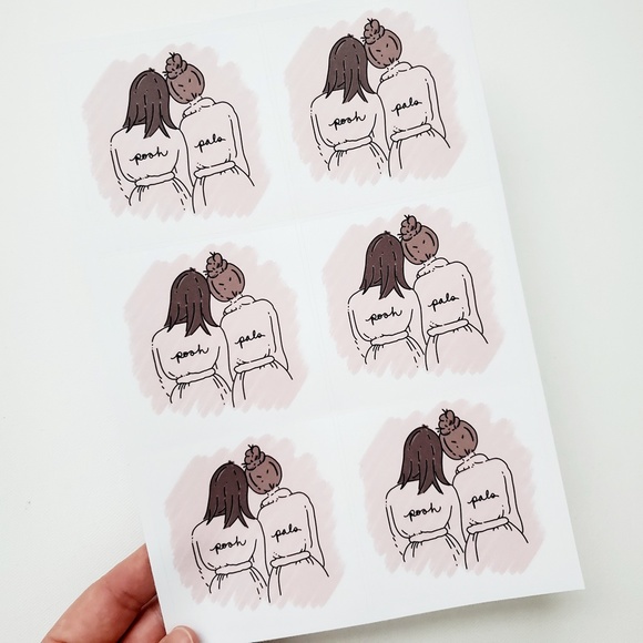 LB078 STICKERS Posh Pals Custom Poshmark Stickers Shipping Supplies [Price Firm] - Picture 5 of 15